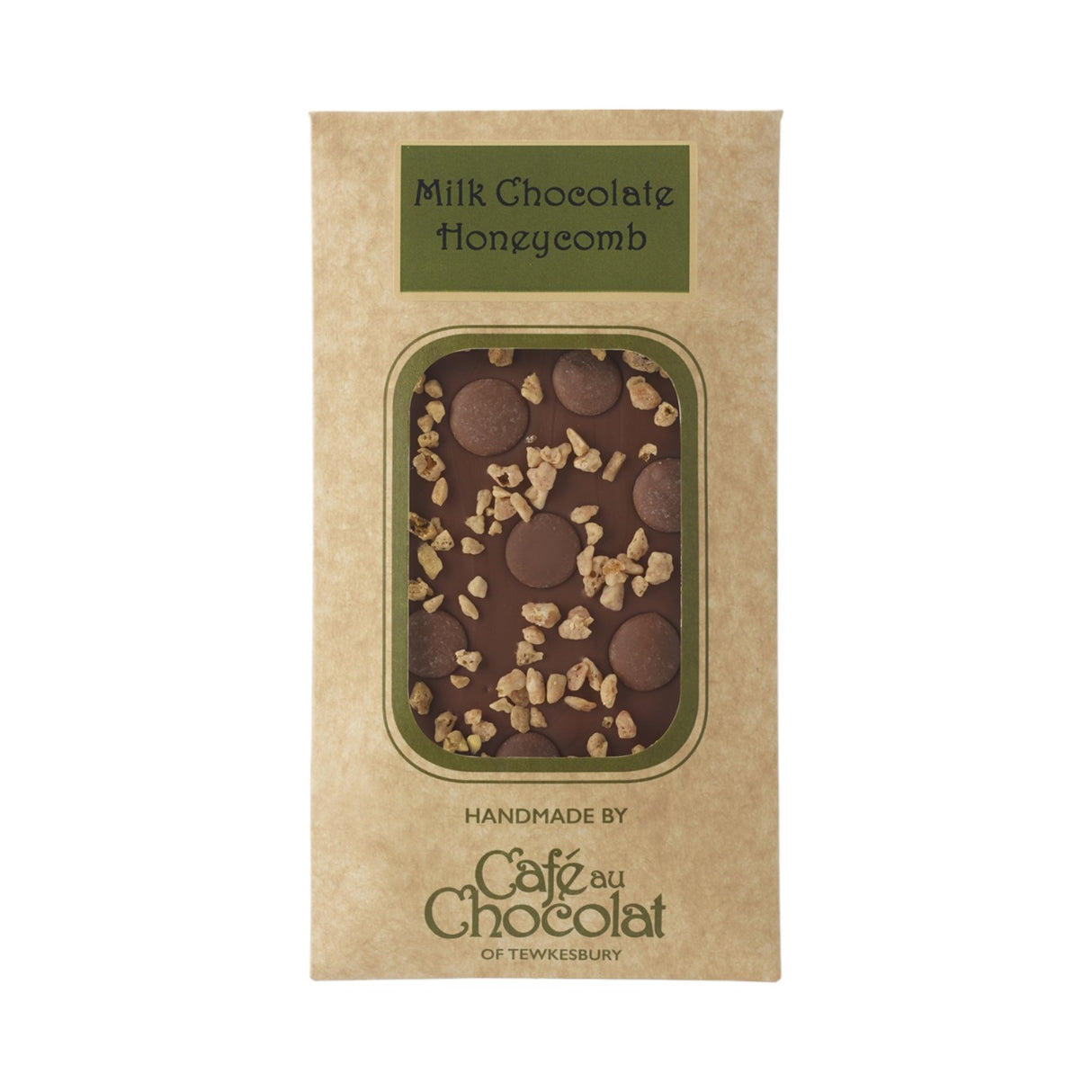Cafe au Choc - Milk Chocolate Honeycomb Bar 100g