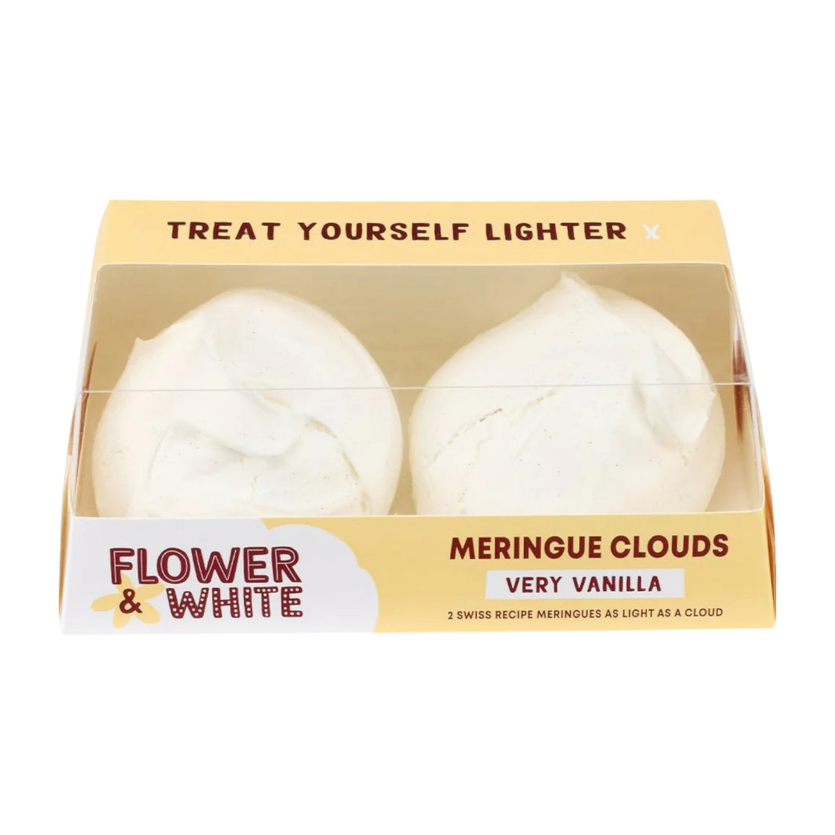 Flower & White - Vanilla Meringue Clouds x2