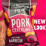 The Snaffling Pig Co - Low & Slow BBQ Pork Crackling 40g
