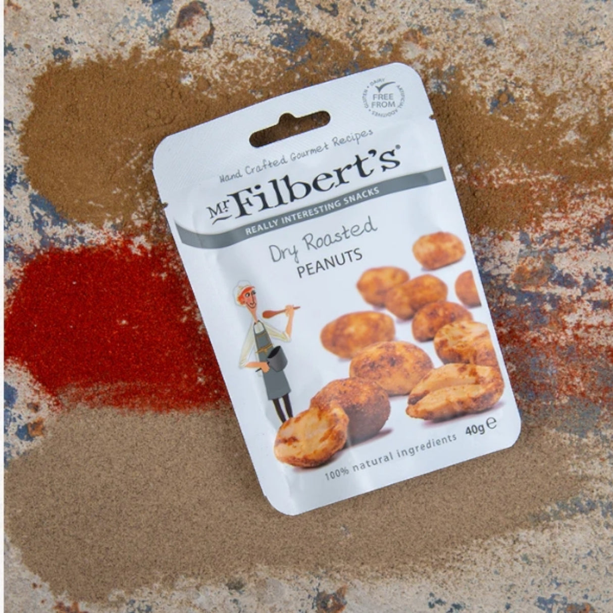 Mr Filberts - Pocket Snacks - Dry Roasted Peanuts 40g