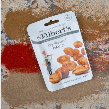Mr Filberts - Pocket Snacks - Dry Roasted Peanuts 40g
