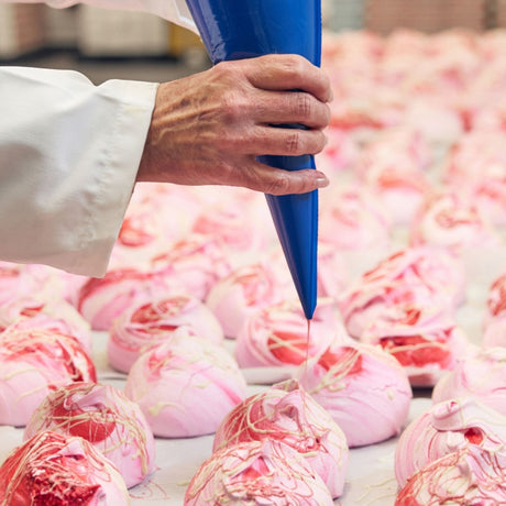 Flower & White - White Chocolate & Raspberry Meringue Clouds x2