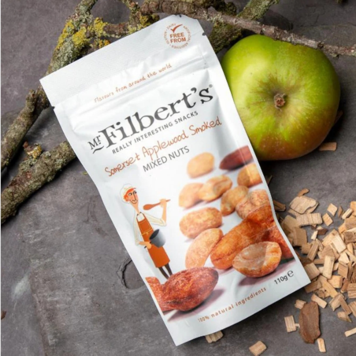 Mr Filberts - Somerset Applewood Smoked Mixed Nuts 100g