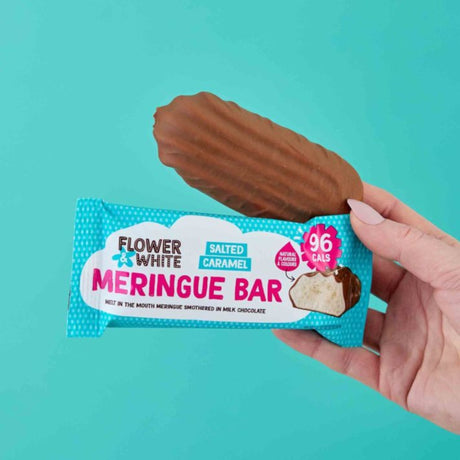 Flower & White - Salted Caramel Meringue Bar 20g