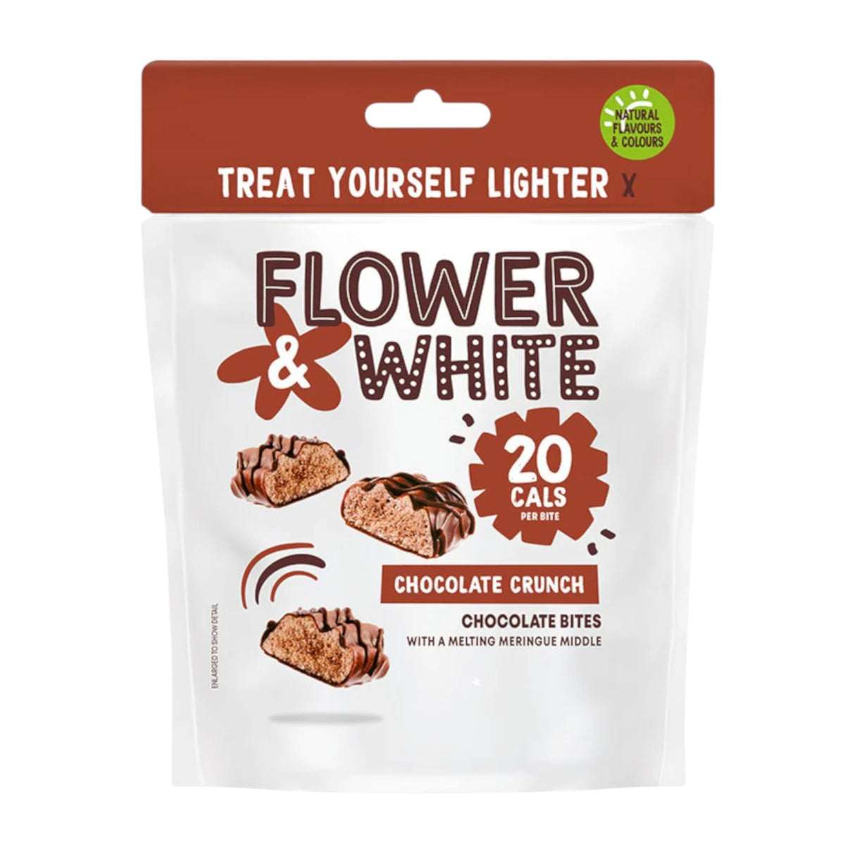 Flower & White - Chocolate Crunch Meringue Bites 75g