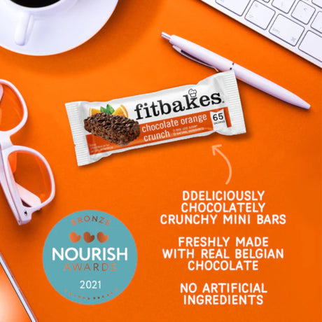 Fitbakes - Chocolate Orange Crunch Bar 19g