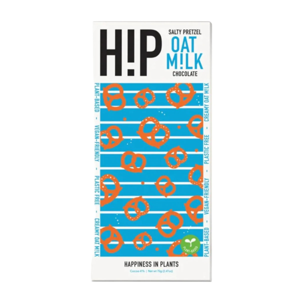 H!P - Chocolate Salty Pretzel Oat Milk Chocolate 70g
