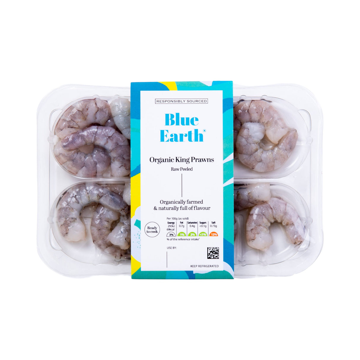 Blue Earth Foods - Raw Peeled King Prawns 150g