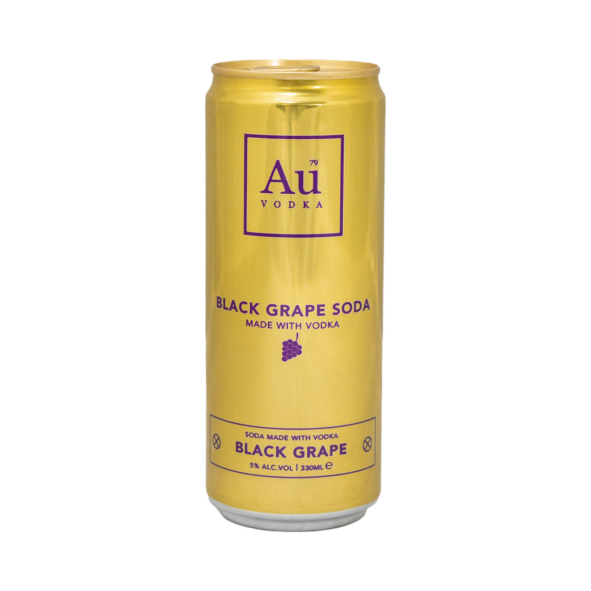 AU VODKA - BLACK GRAPE RTD 330ML CAN