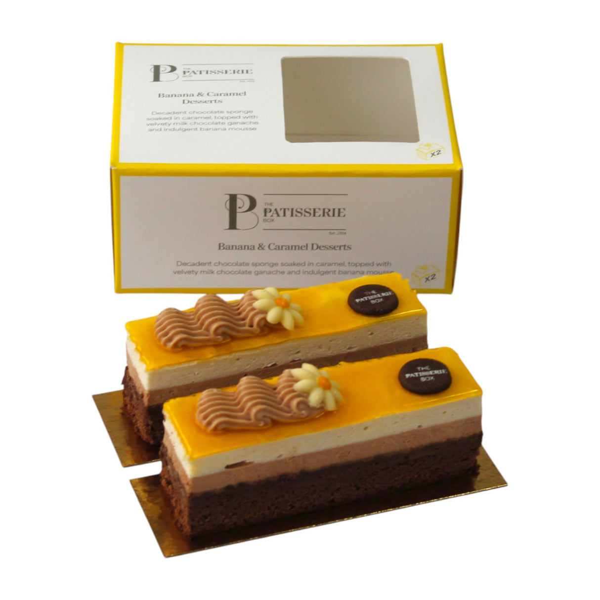 Patisserie Box - Banana & Caramel - 2 Pack