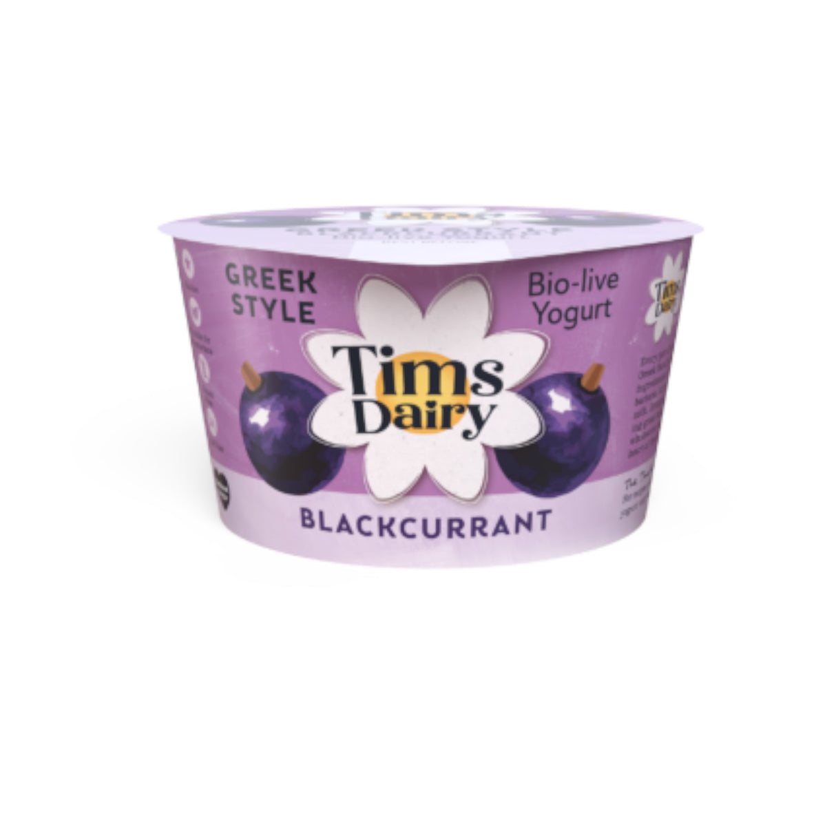 Tims Dairy - Greek Style Blackcurrant Yogurt 175g