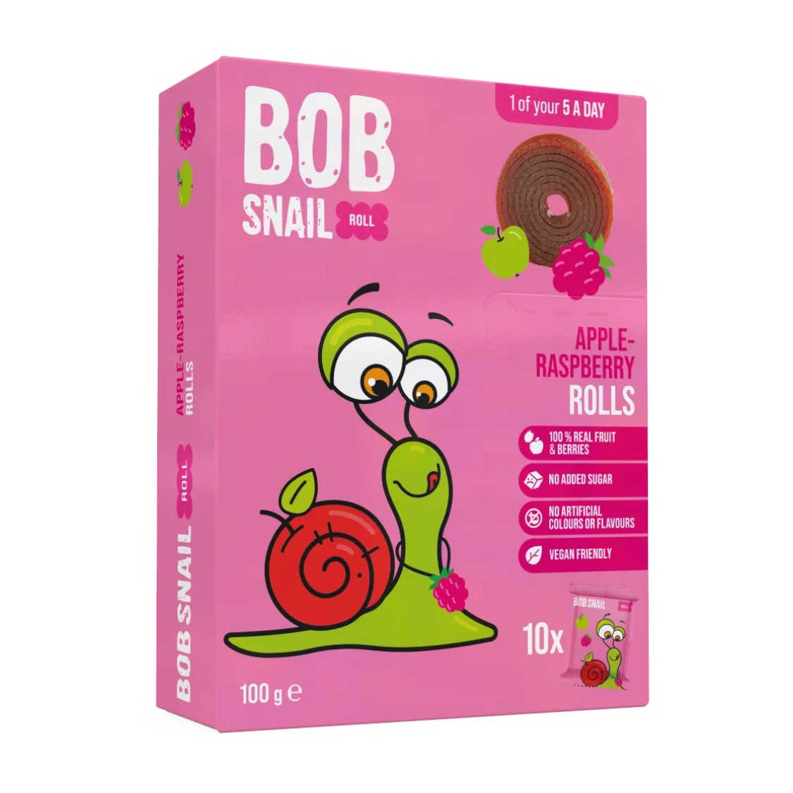 Bob Snail - Fruit Roll Apple-Raspberry (100g)