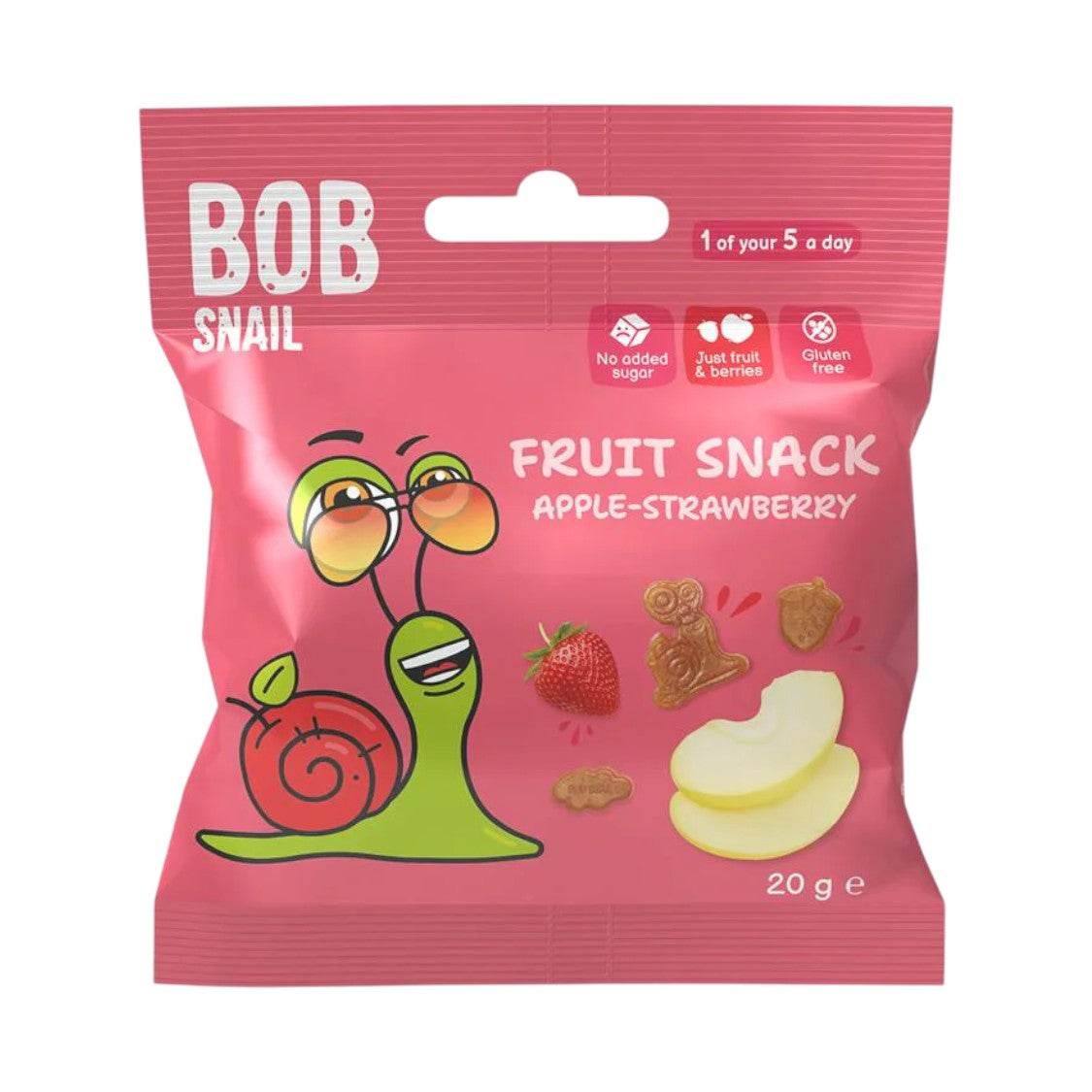 Bob Snail - Fruit Bites Apple-Strawberry (20g)