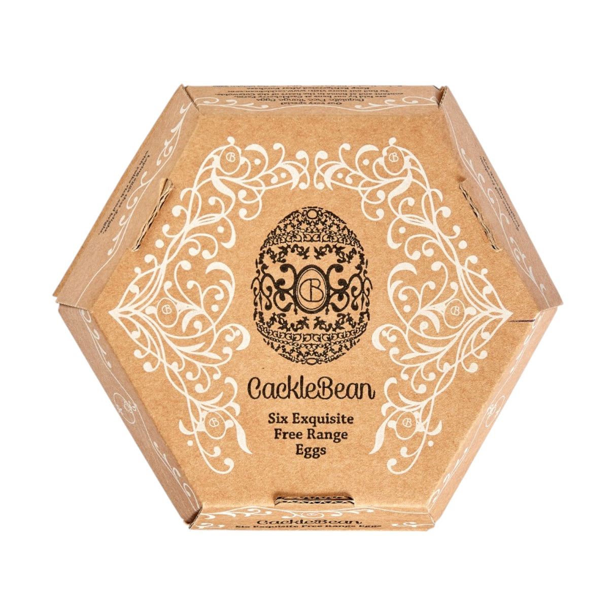 CackleBean - Chicken Eggs (Hex Box Mixed Colour) x 6