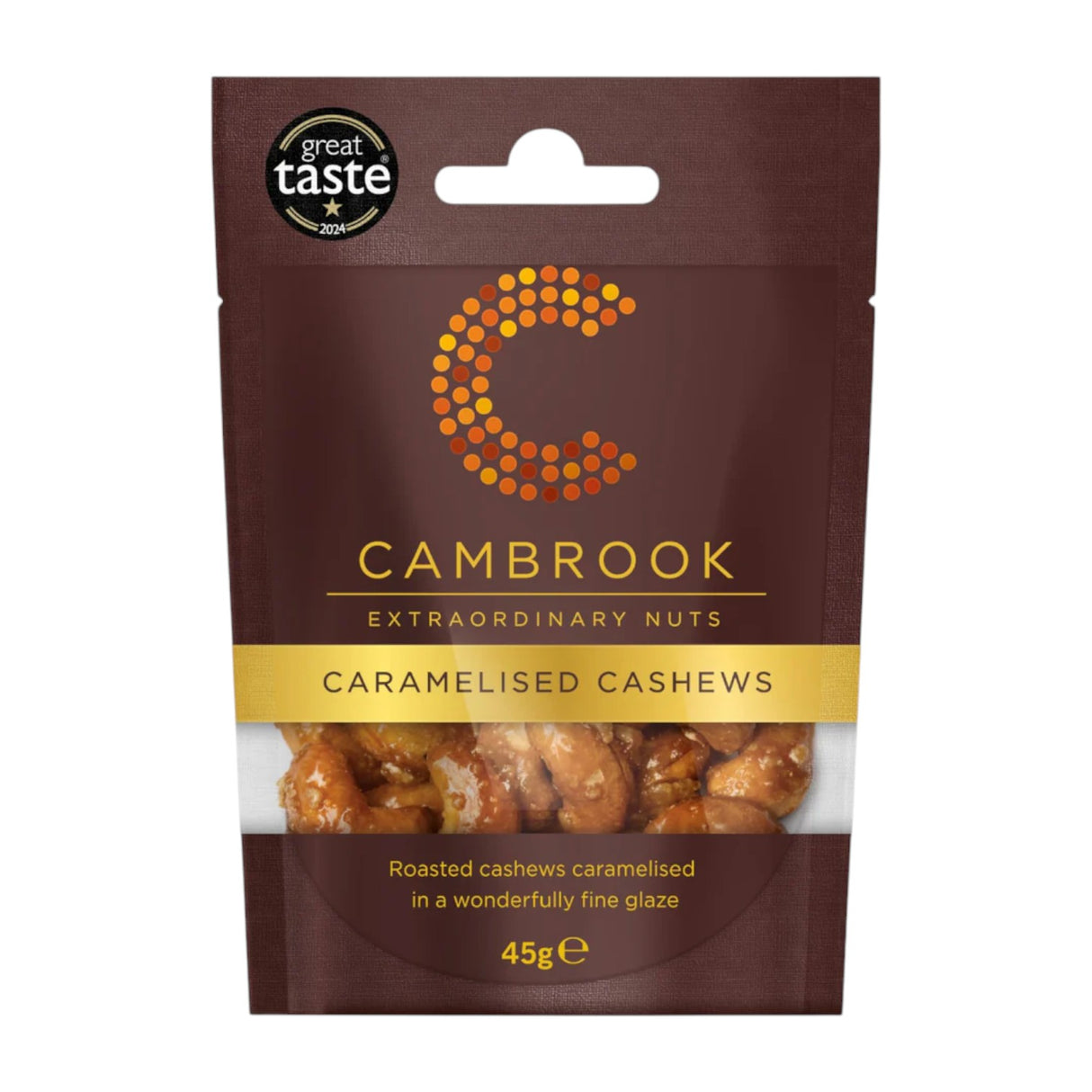 Cambrook - Caramelised Cashews 45g
