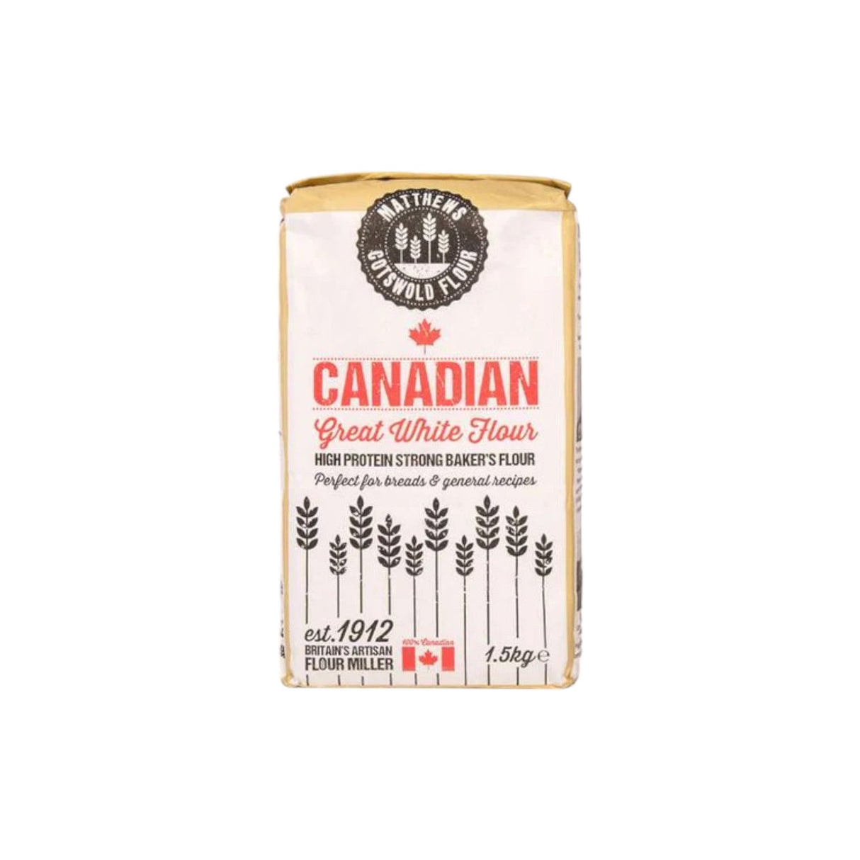 Matthews - 100% Canadian Strong White Flour 1.5kg
