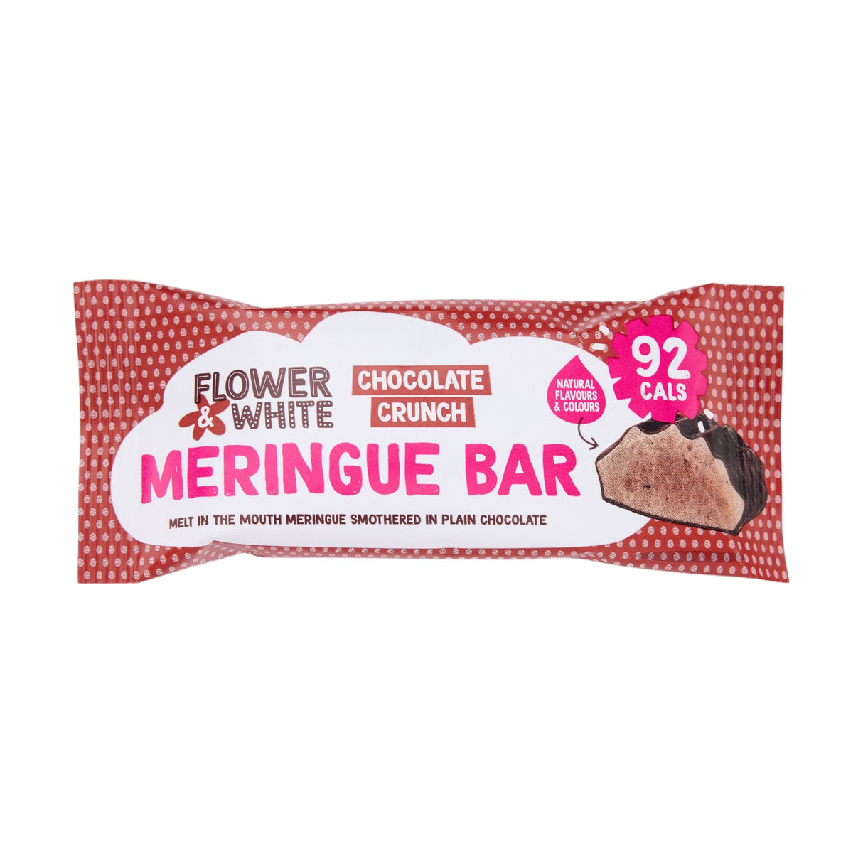 Flower & White - Chocolate Crunch Meringue Bar (20g)