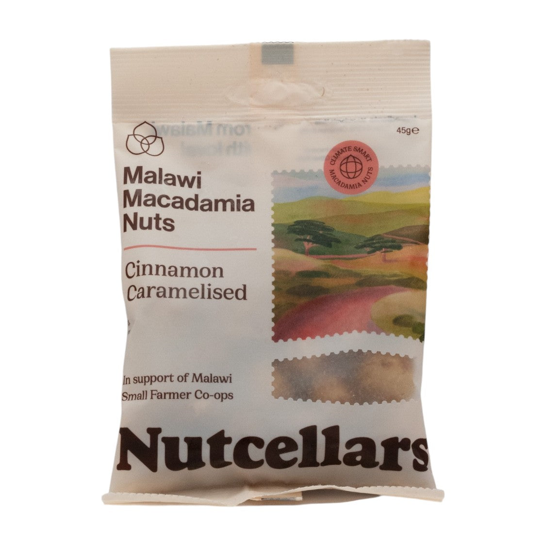 Nutcellars Ltd - Cinnamon Caramelised Macadamia Nuts (45g)