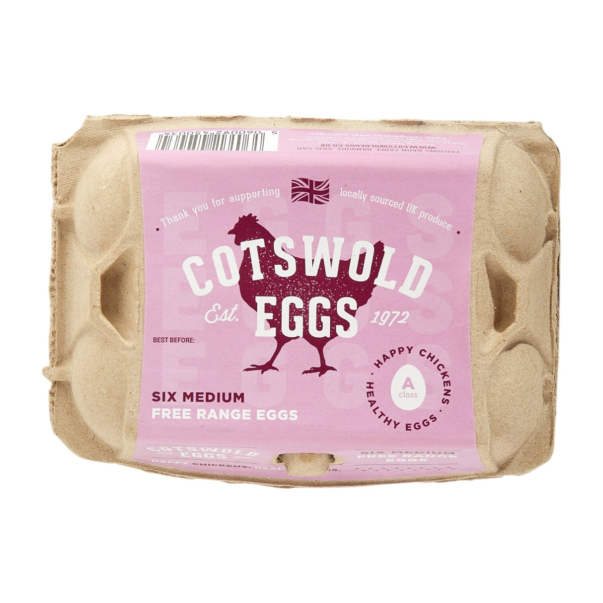 Cotswold Eggs - Medium Eggs (PP x 6)