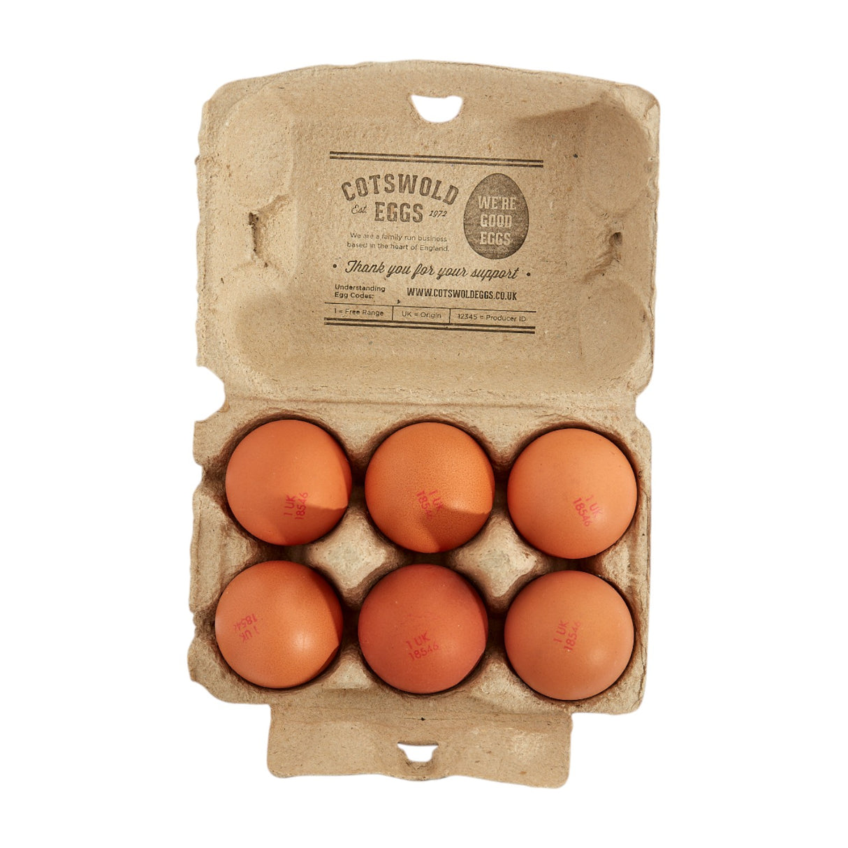 Cotswold Eggs - Medium Eggs (PP x 6)