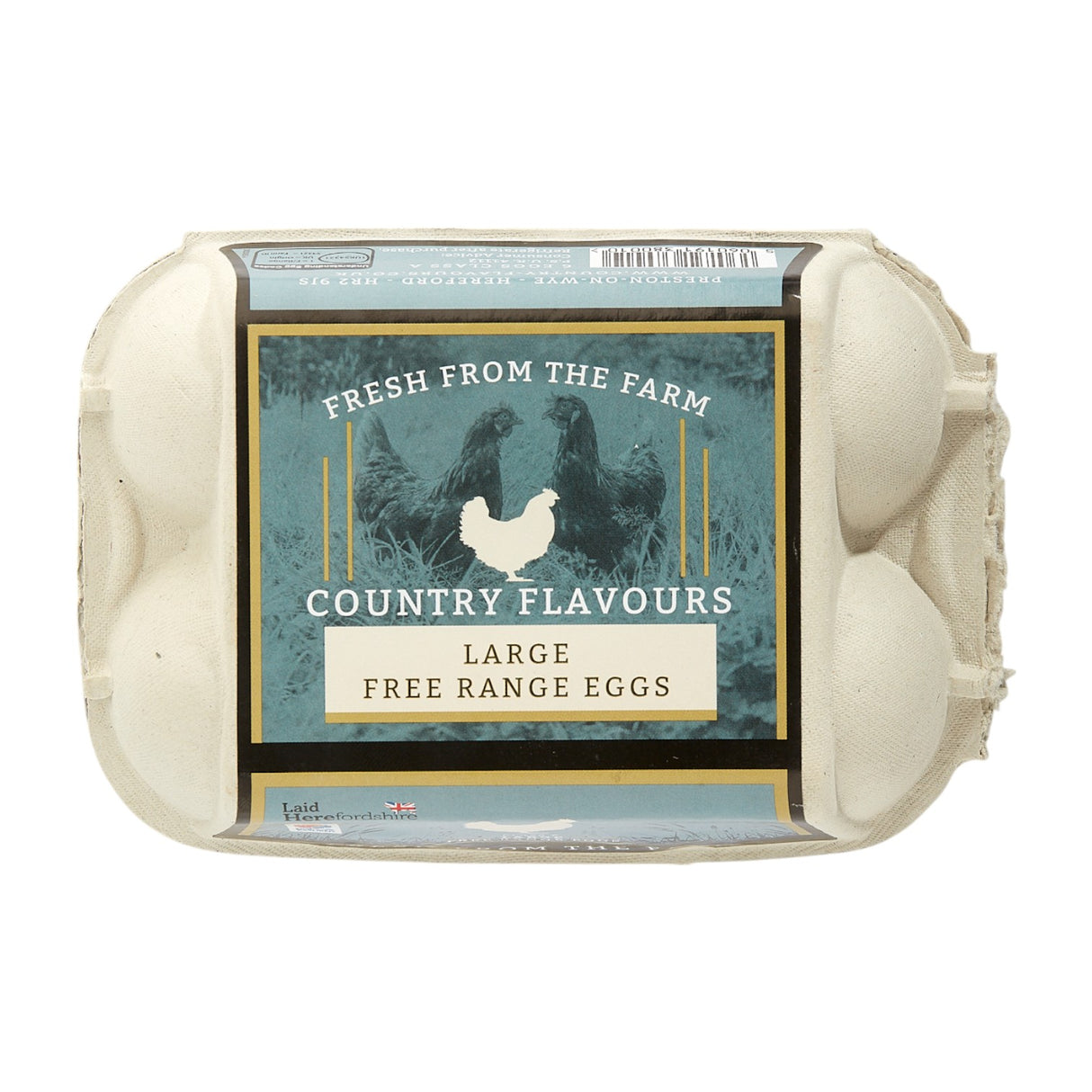 Country Flavours - Free Range Eggs (Large) 1/2 Dozen