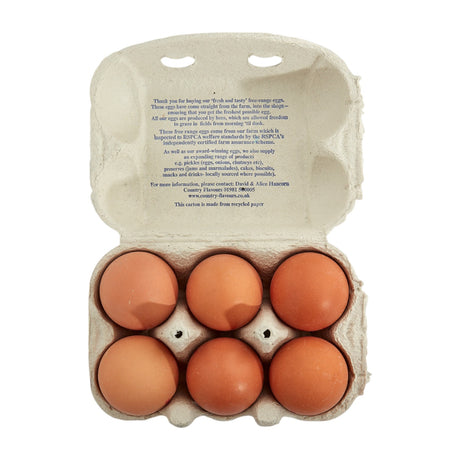 Country Flavours - Free Range Eggs (Large) 1/2 Dozen