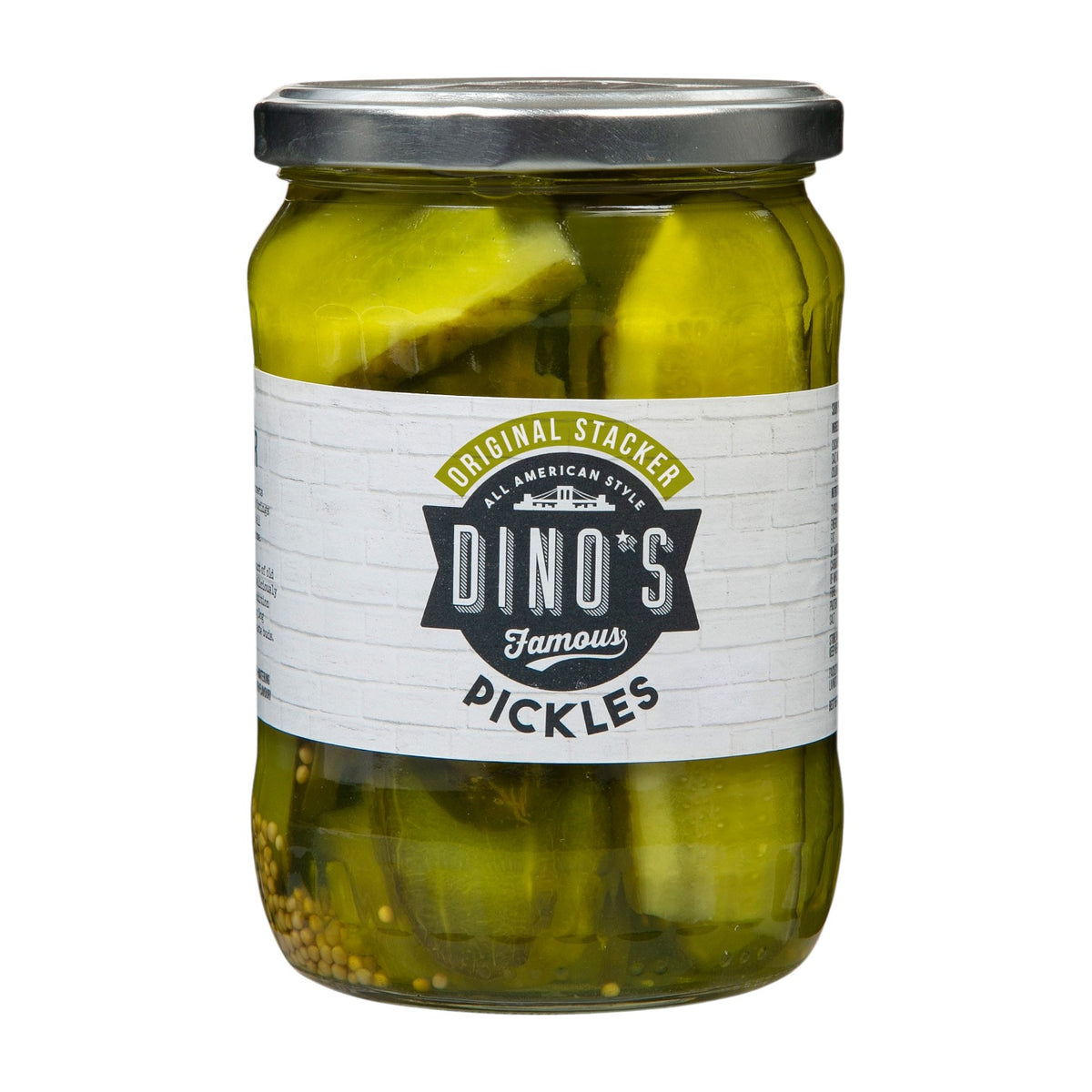 Dinos - Original Stacker Pickles (530g) – Mudwalls Food Group