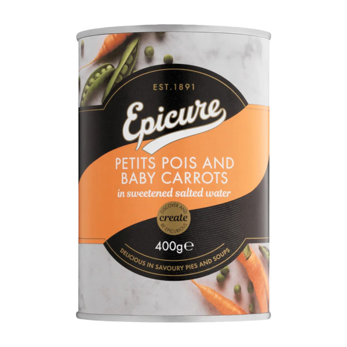 Epicure - Petit Pois & Baby Carrots 400G