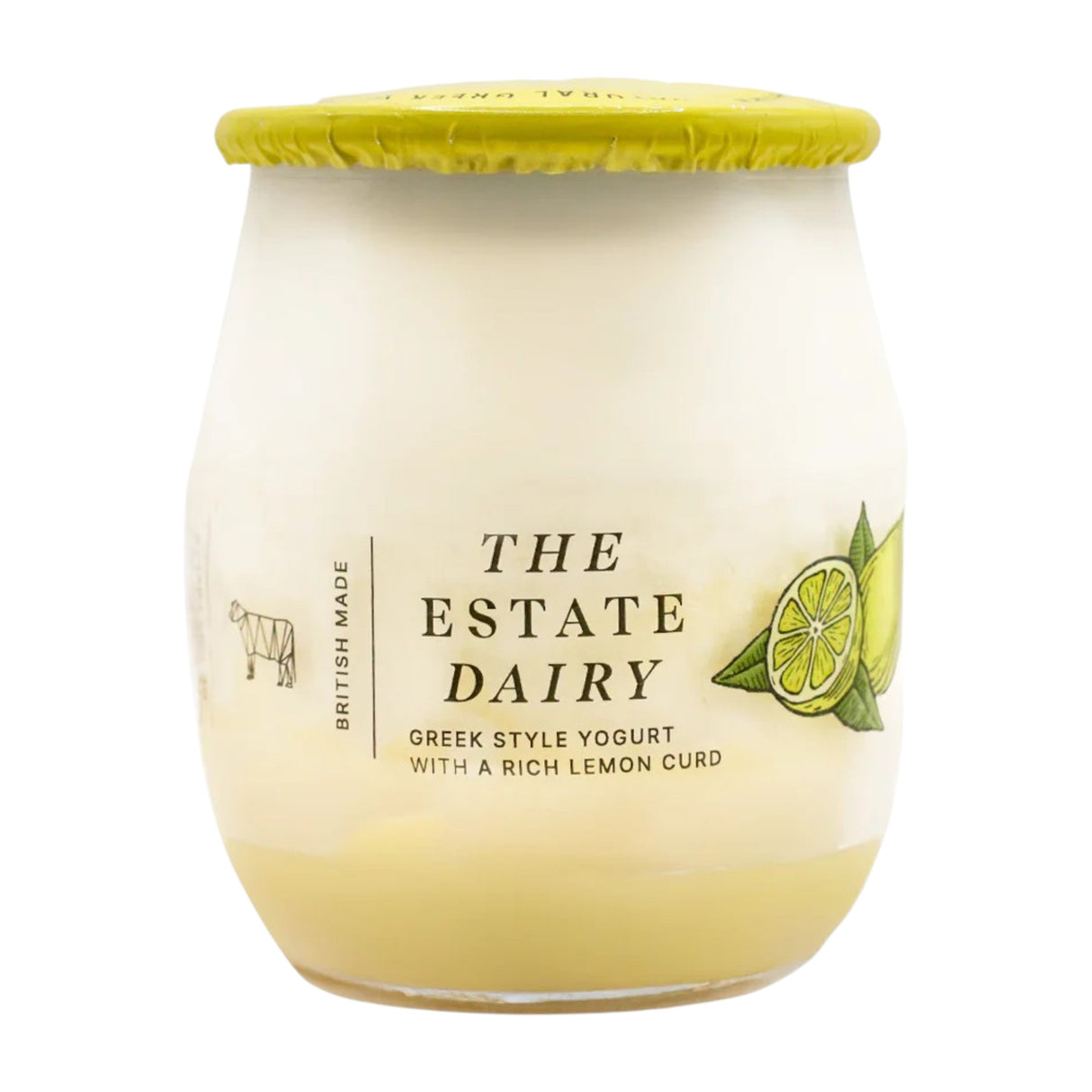 The Estate Dairy - Greek Style Natural Yoghurt with Lemon Curd (125g Glass Jar)