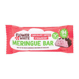 Flower & White - Vegan Chocolate Dipped Strawberry Meringue Bar (20g)