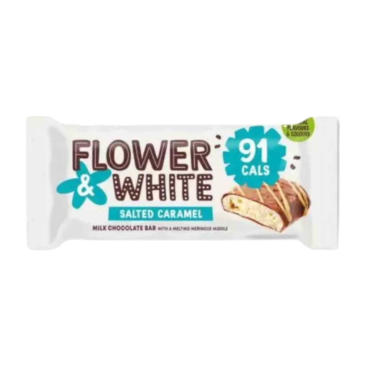 Flower & White - Salted Caramel Meringue Bar 20g