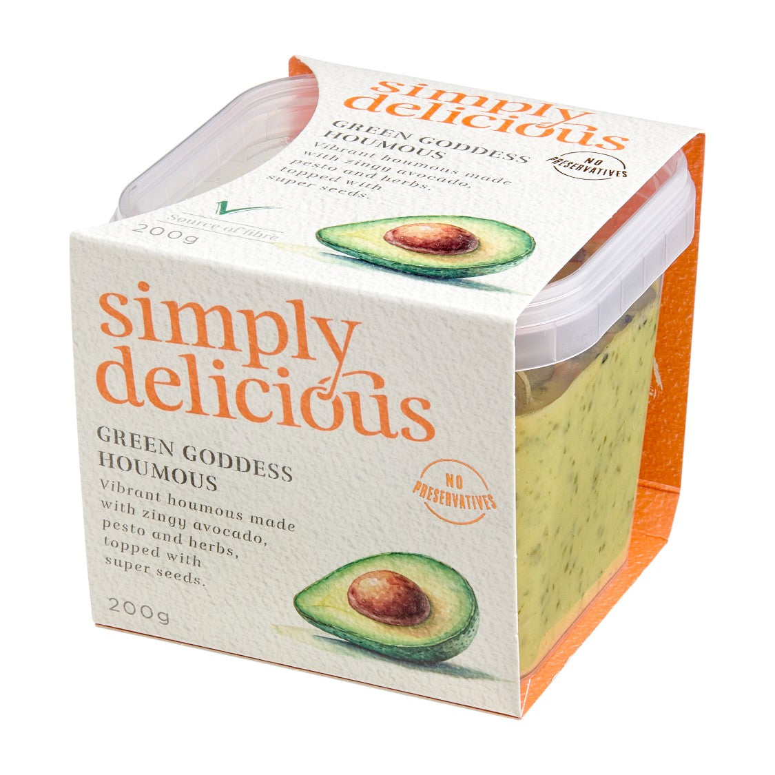 Simply Delicious - Green Goddess  Houmous (200g)