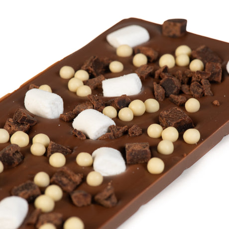 Cafe au Choc - Milk Chocolate Rocky Road Bar 100g