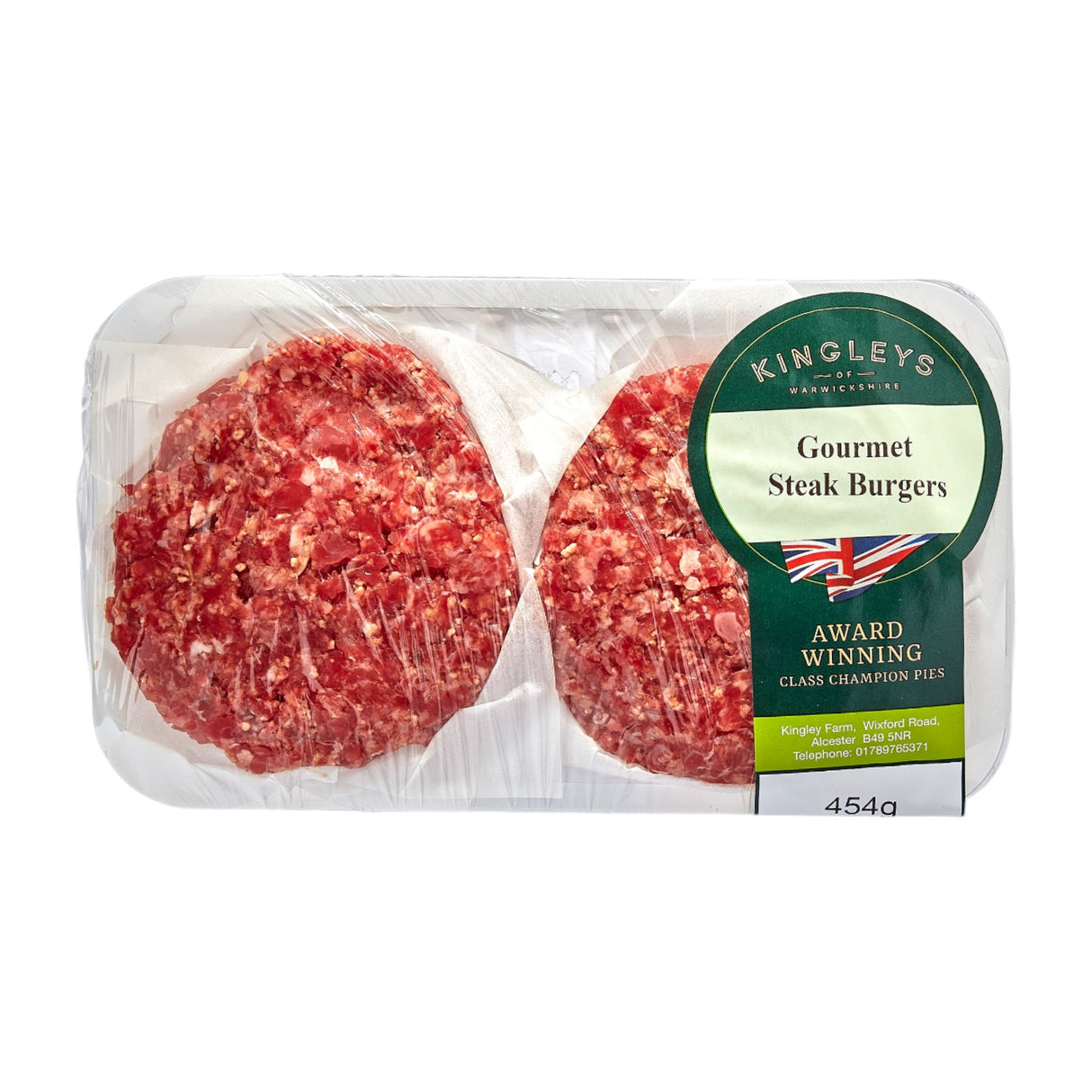 Kingleys - Beefburgers - Gourmet - (4ox x 4)