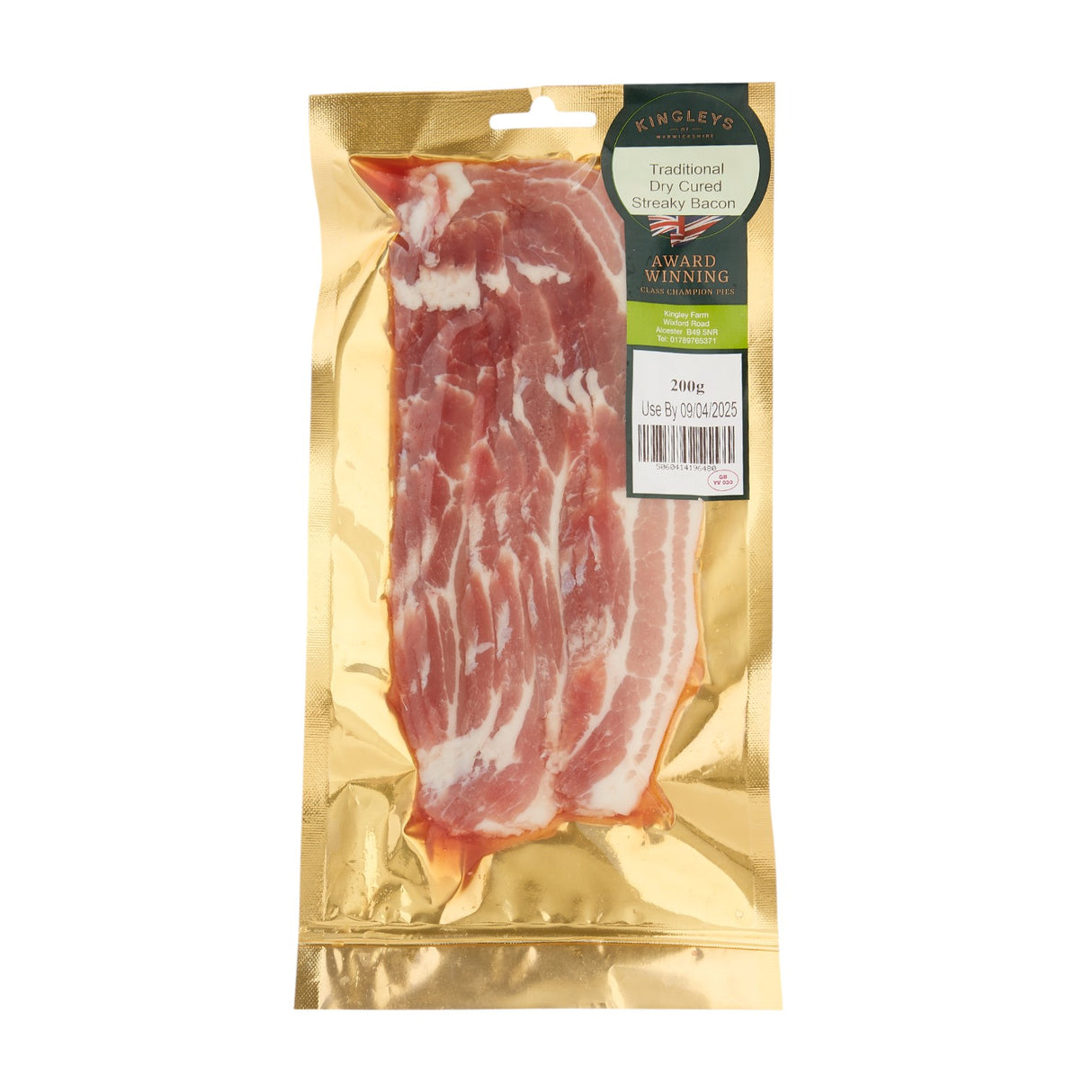 Kingleys - Streaky Bacon 200g