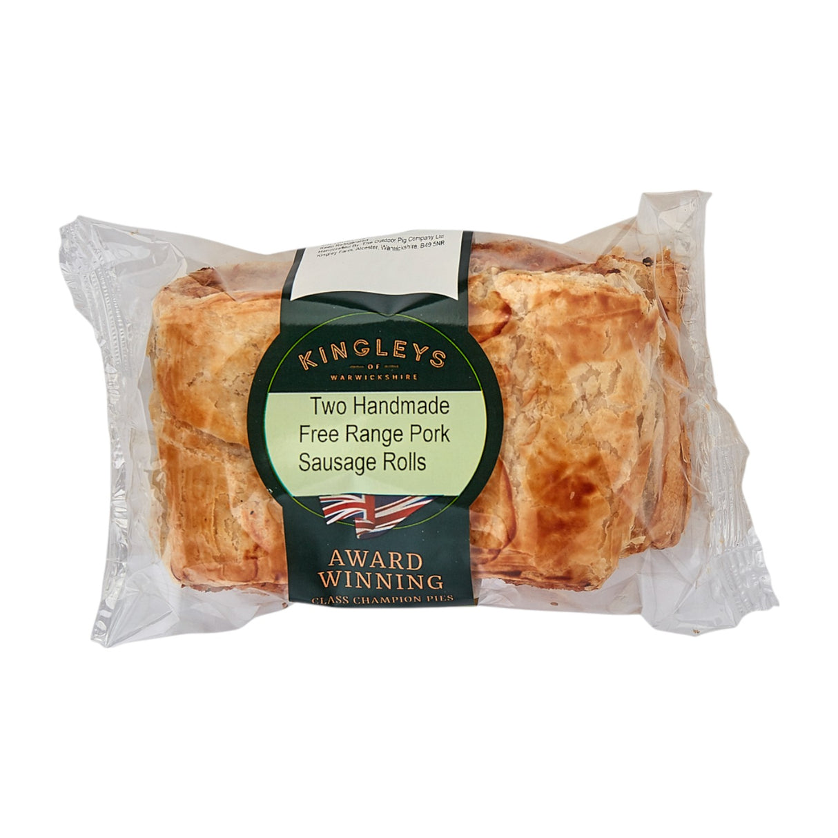 Kingleys - Handmade Free Range Pork Sausage Roll (Twin Pack)