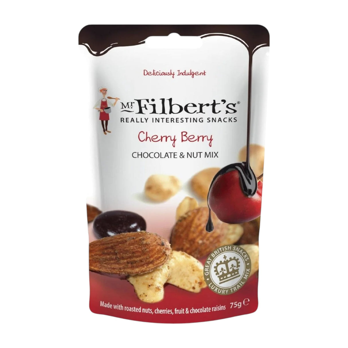 Mr Filberts - Indulgent Snacks - Cherry Berry Chocolate Nut Mix (75g)