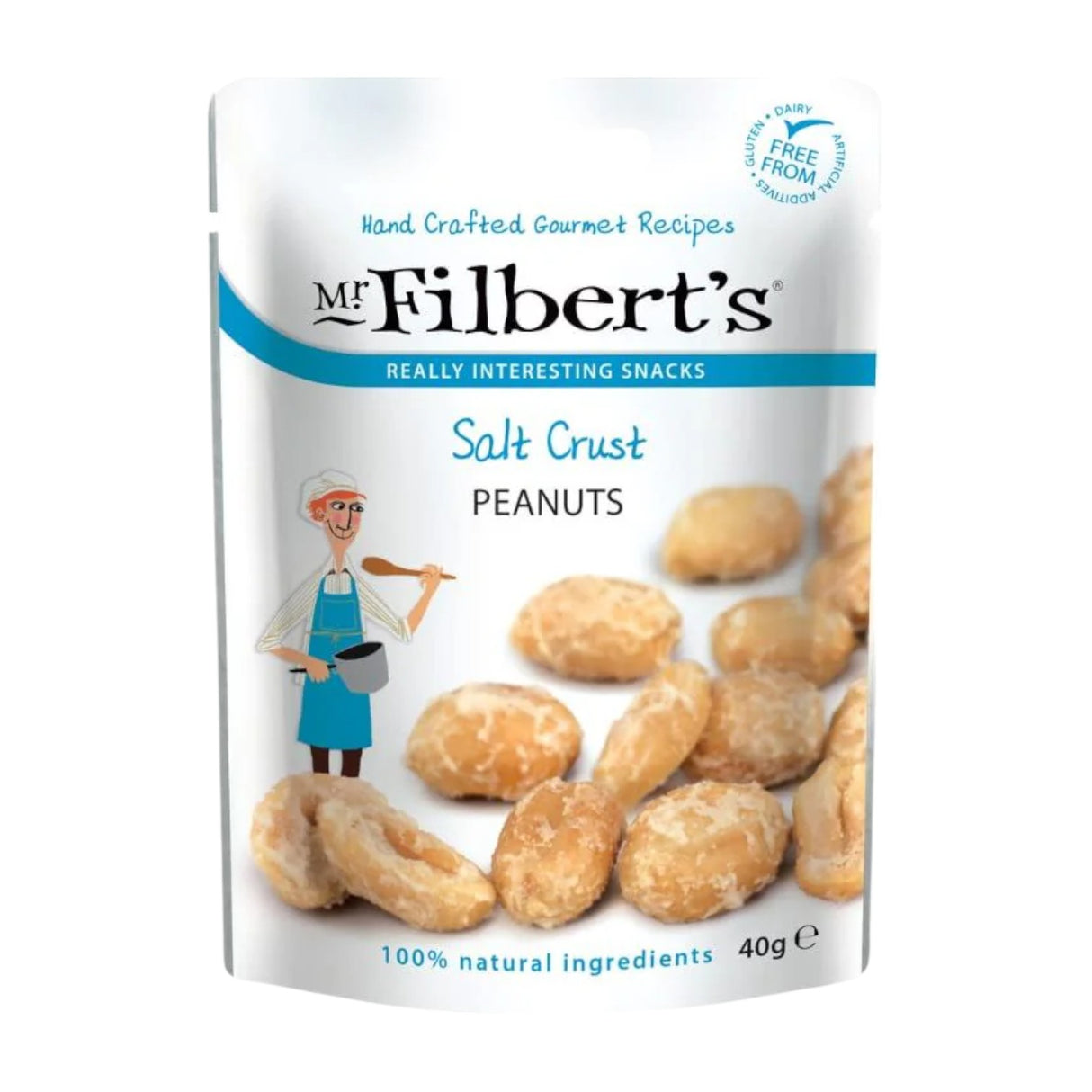 Mr Filberts - Pocket Snacks - Salt Crust Peanuts (40g)