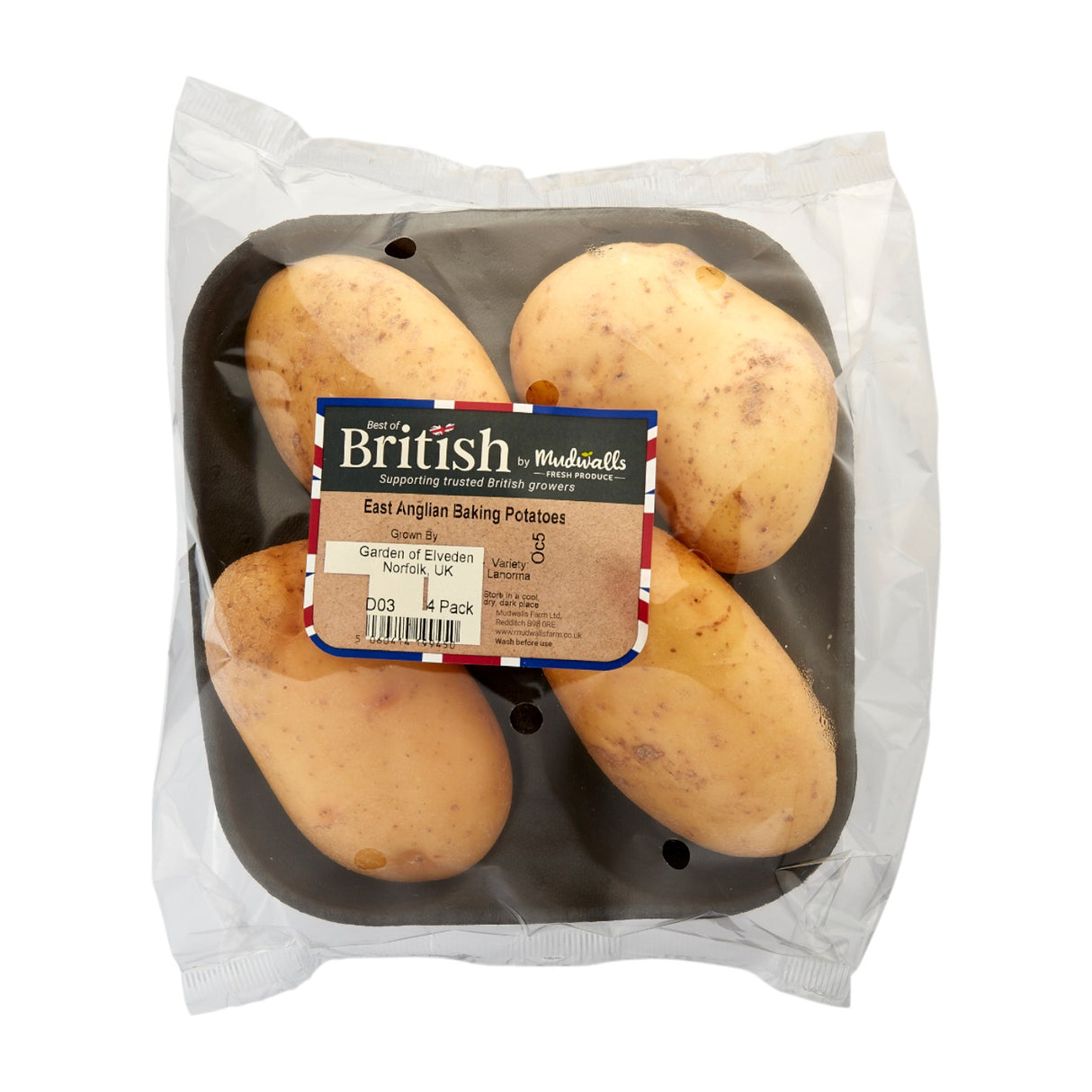 Potatoes - Bakers x 4