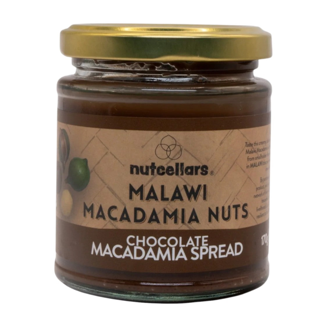 Nutcellars Ltd - Chocolate Macadamia Spread (170g)