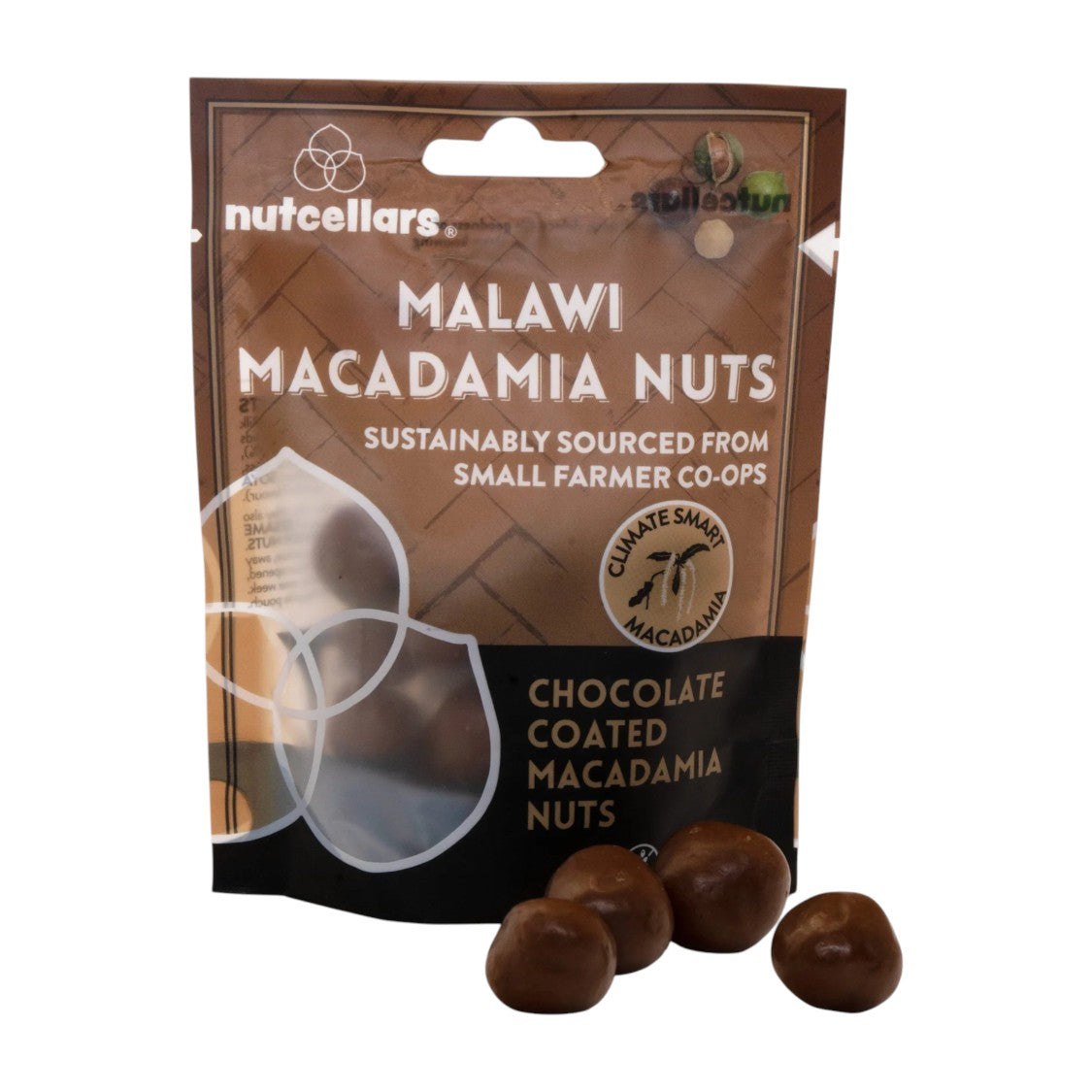 Nutcellars Ltd - Chocolate Coated Macadamia Nuts (45g)