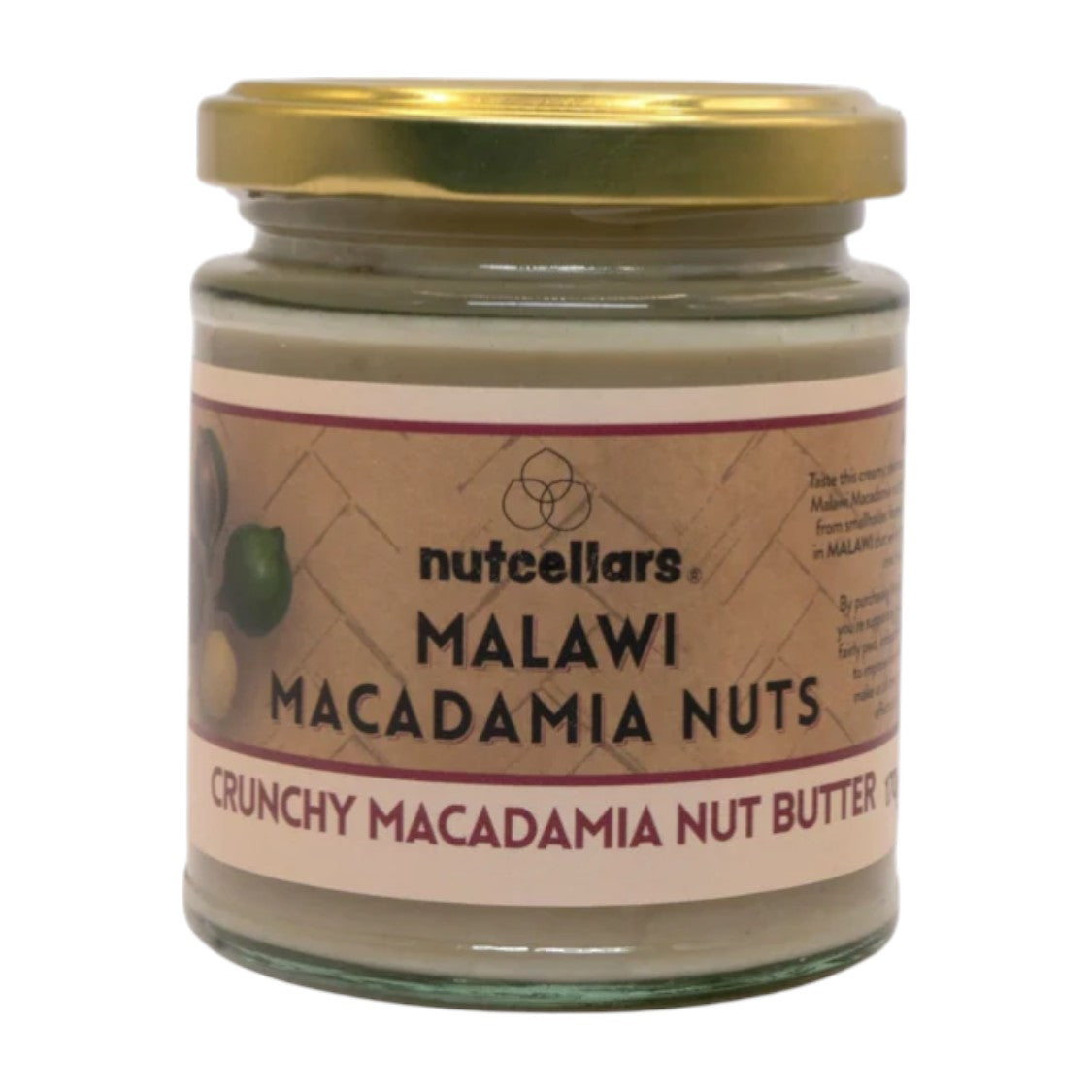 Nutcellars Ltd - Crunchy Macadamia Nut Butter (170g)