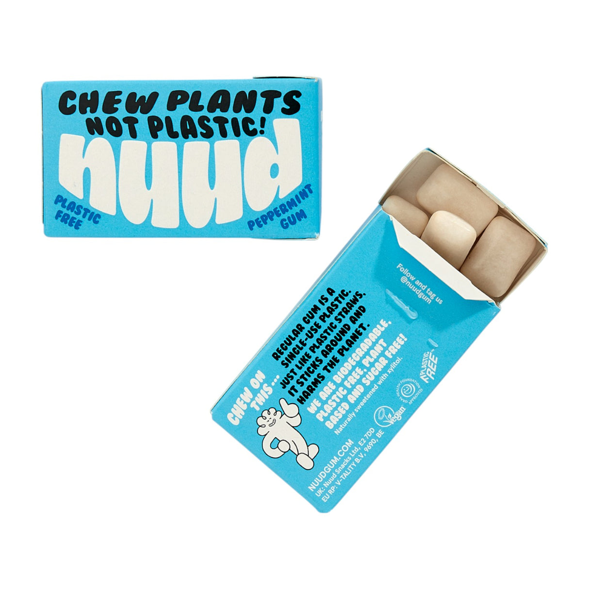 Nuud Gum - Peppermint 18g