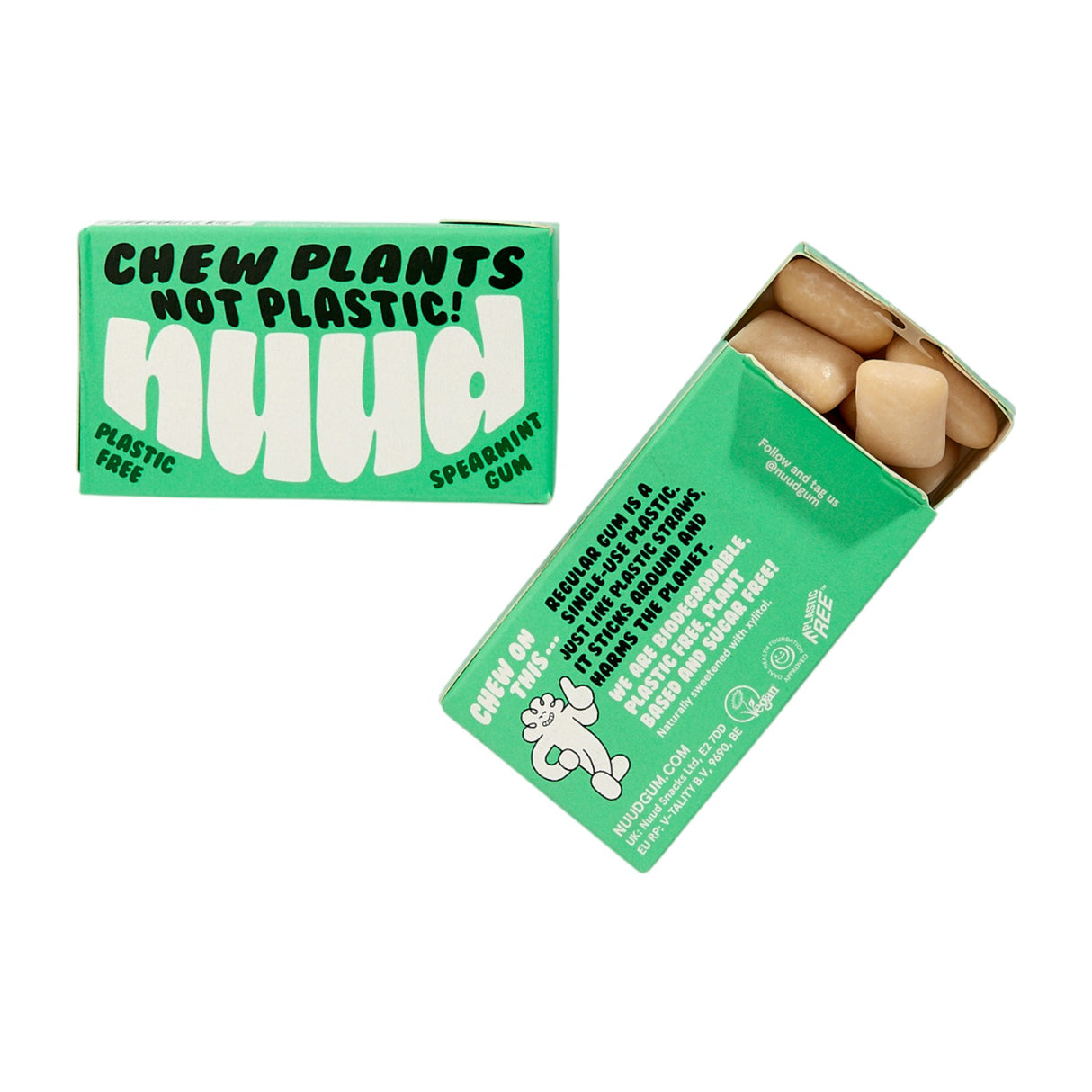 Nuud Gum - Spearmint 18g