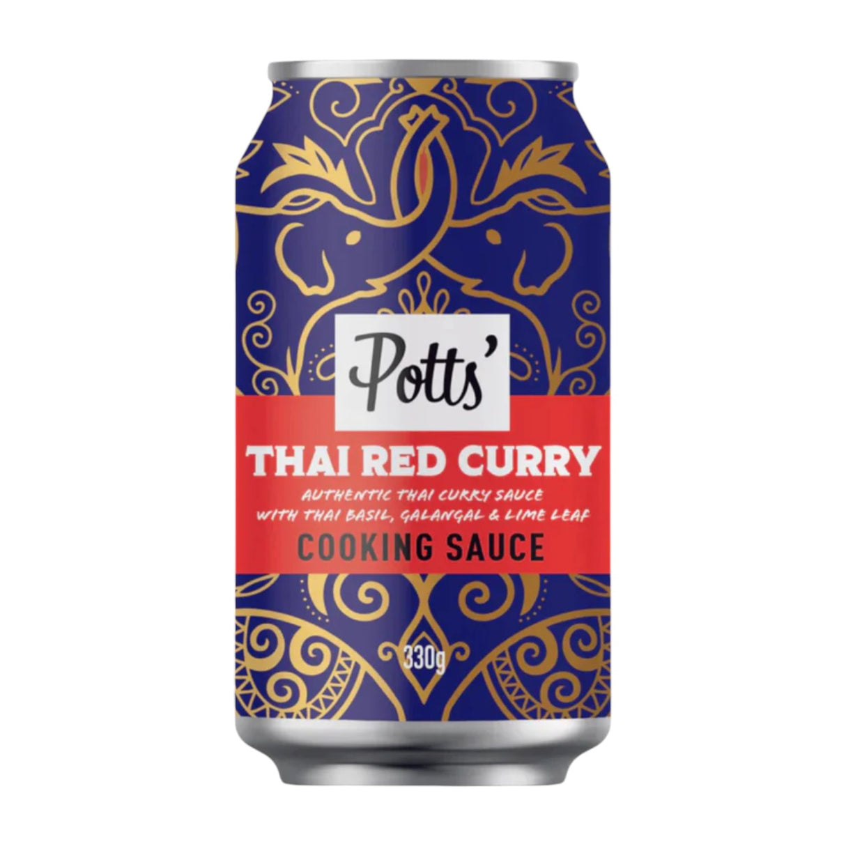 Potts - Thai Red Curry Cooking Sauce Can 330g