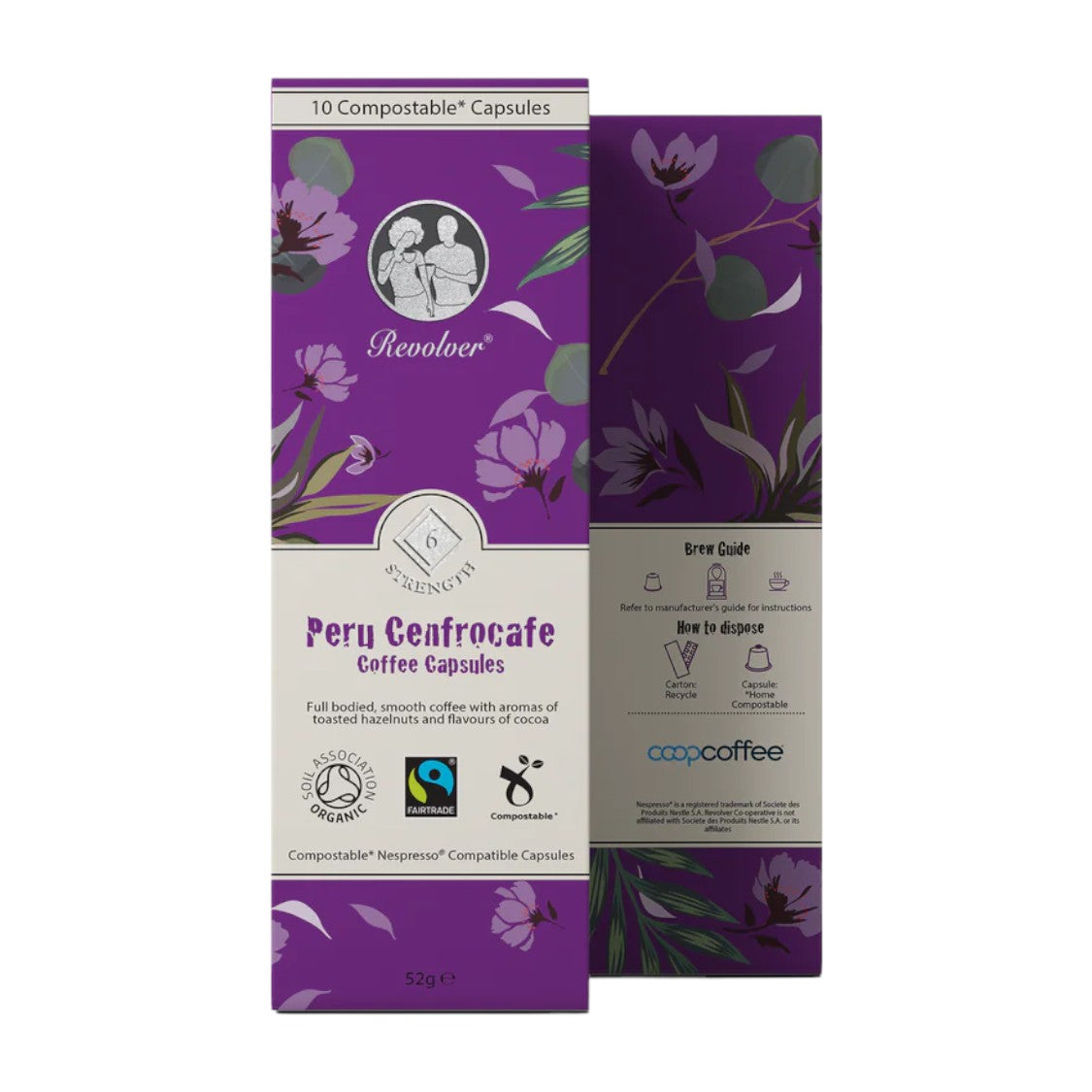 Revolver Coffee - Peru Fairtrade Organic Compostable Capsules (52g)