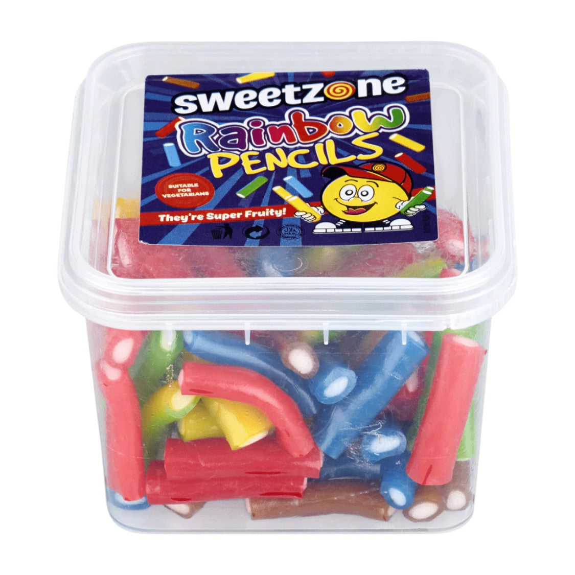 SoSweet - Sweetzone Rainbow Pencils (170g Tub)