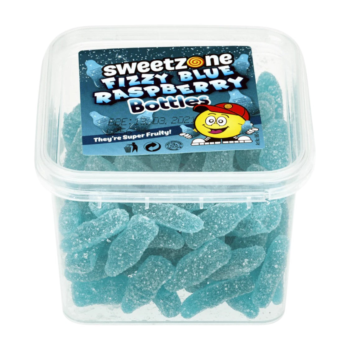 SoSweet - Sweetzone Fizzy Blue Raspberry Bottles (170g Tub)