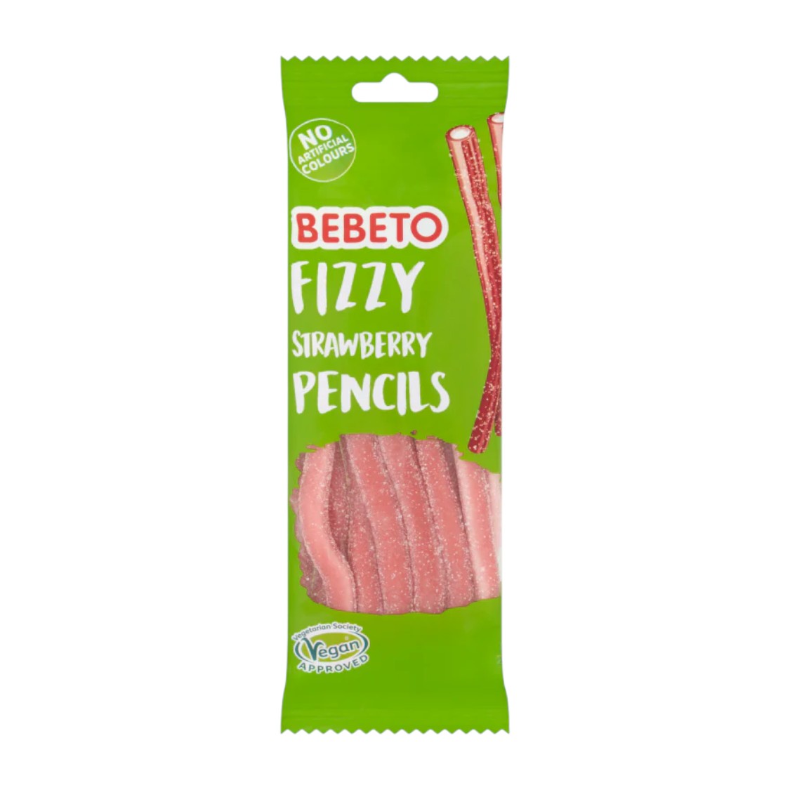 SoSweet - Bebeto Bag Fizzy Strawberry Pencils (140g)