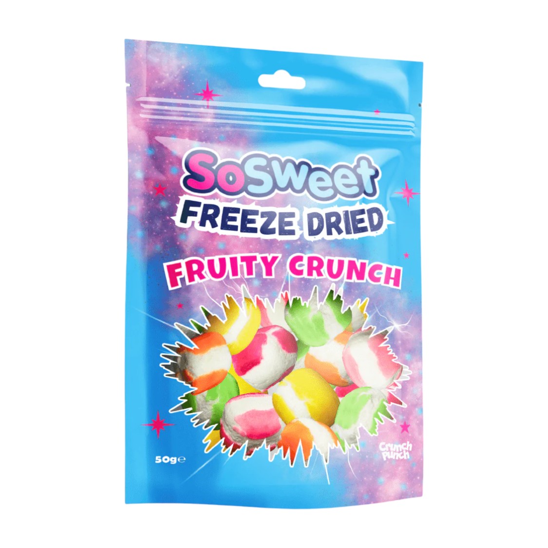 SoSweet - Freeze Dried Sweets Fruity Crunch Pouch (50g)